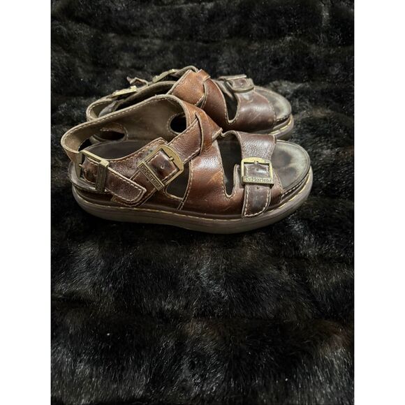 Vintage Dr. Martens 8209 Fisherman Sandals 90s England Platform Chunky Buckle 9 main image 4